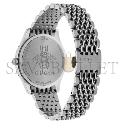 GUCCI WOMEN'S G-TIMELESS STAINLESS STEEL BRACELET WATCH 